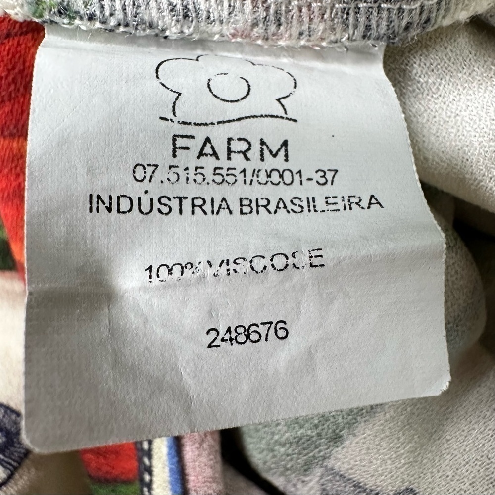FARM Rio Floral Dress. Size P - Picture 8 of 8
